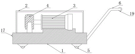 新型臥式噴淋消防泵結(jié)構(gòu)正視圖 新型臥式噴淋消防泵結(jié)構(gòu)正視圖